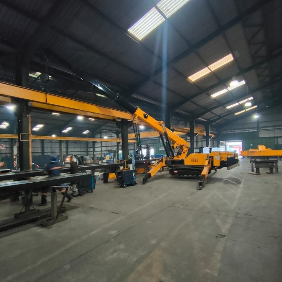 Grua araña chile - Grupo b maquinarias N°3